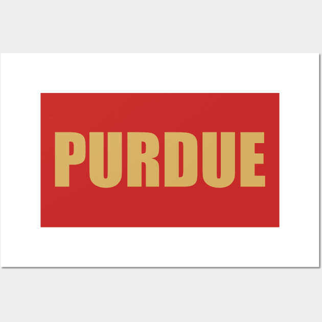 PURDUE Wall Art by TheCosmicTradingPost